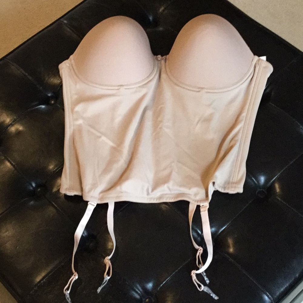 Va Bien Ultra-Lift Seamless Bustier. Nude. 40C.